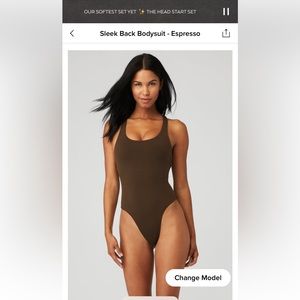 Alo Sleek Back Bodysuit NWT